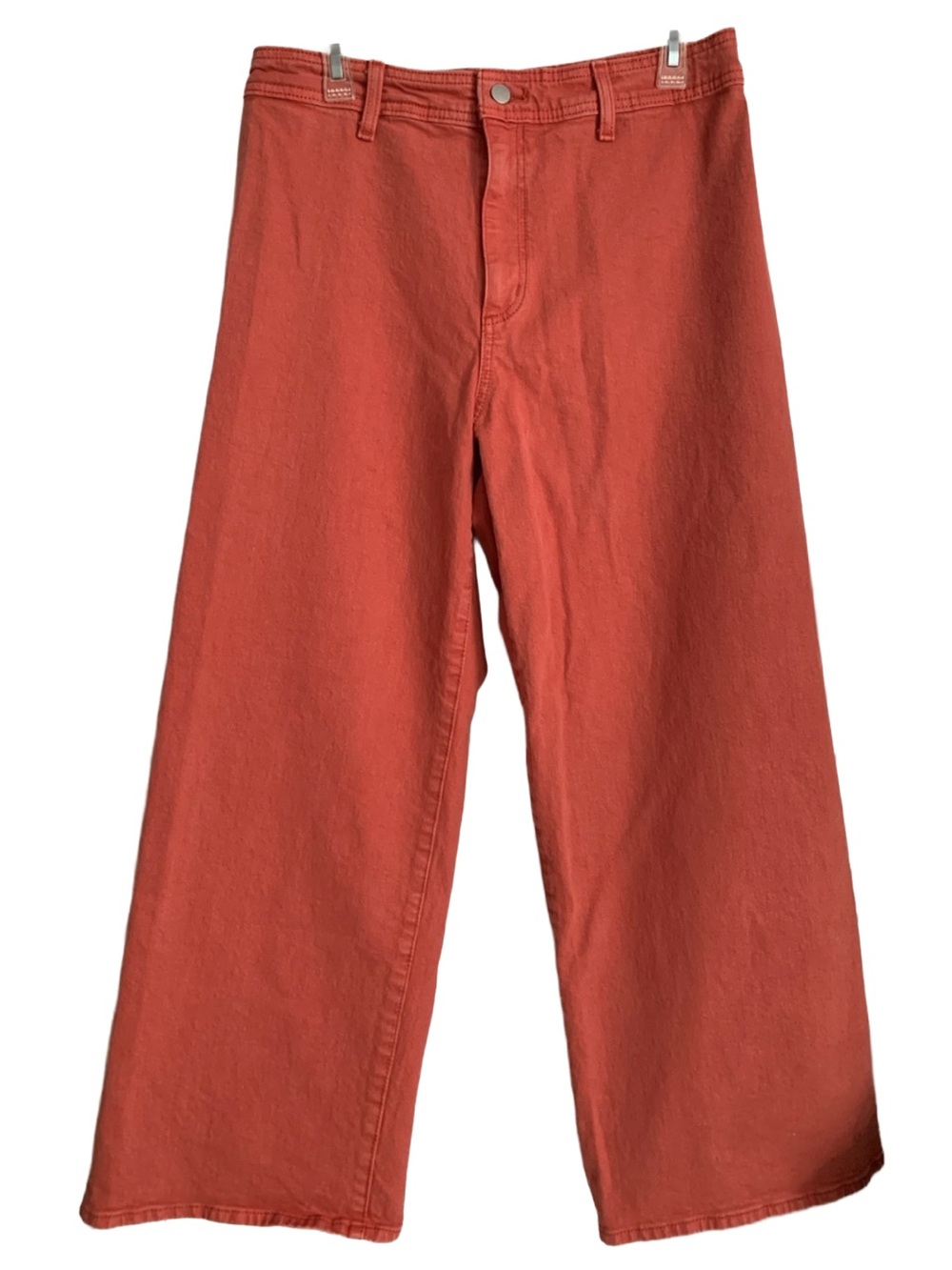 UNIVERSAL THREAD Orange Red Sailor Wide Leg Heavyweight Cotton Lycra Jeans